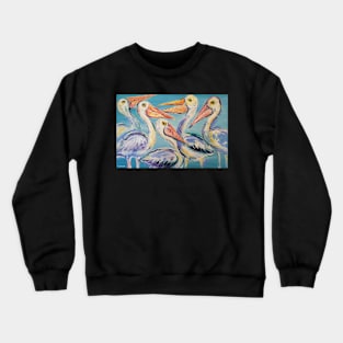 Five Pelican pals acrylics Crewneck Sweatshirt